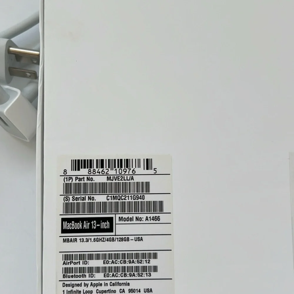 Apple MacBook Air notebook A1466